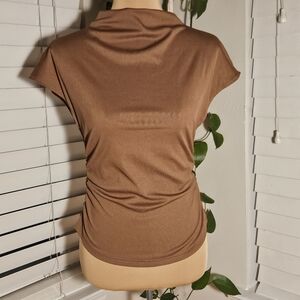 3 Pack Bundle: Shein Ribbed Mock Short Sleeve Turtle Necks